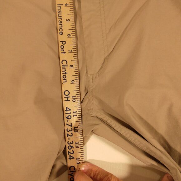 Duluth Trading CO pants mens XL XLarge 38x30 khaki tan nylon stretch hiking belt - Picture 4 of 7